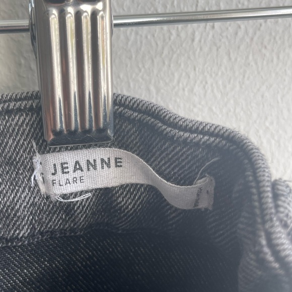 Dear John Denim Jeanne Super High Rise Cropped Flare Jeans Stanford - Picture 4 of 7